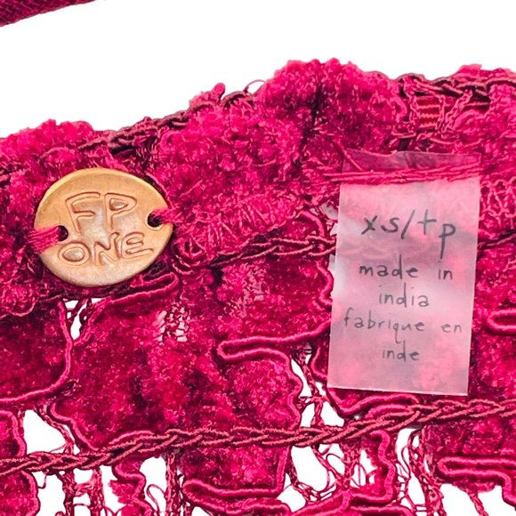 Free People - Celine Floral‎ Crochet Lace Bralette - Mulberry - XS - Picture 8 of 8